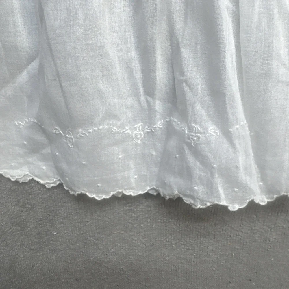 Feltman Brothers Hand Embroidered White Infant Dress Set 2 Piece‎ Heirloom Baby